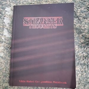 Stranger Things Wide Ruled Composition Notebook